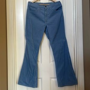 Levis white label Vintage blue corduroy